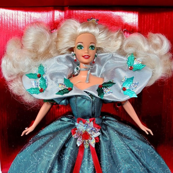 BARBIE Doll Mattel 1995 Happy Holidays Christmas Special Edition (14123) - Picture 7 of 8